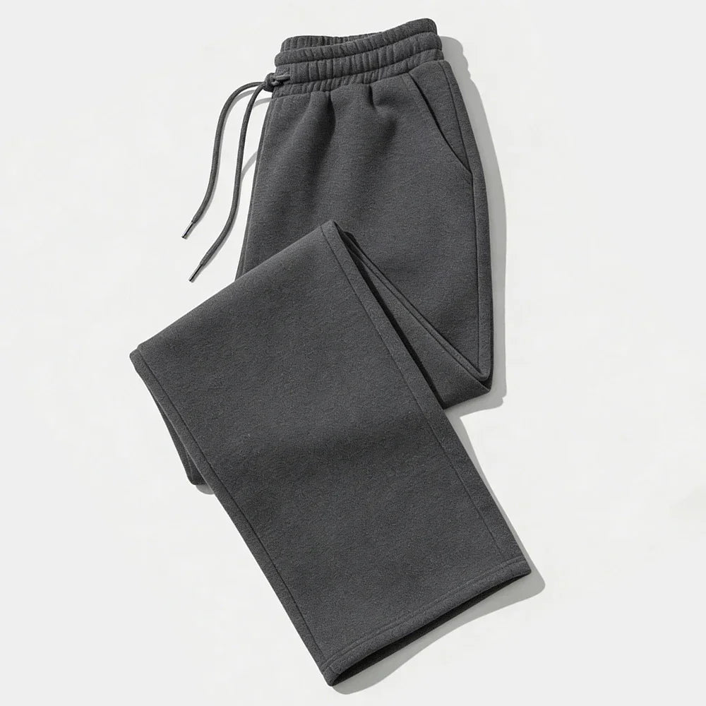 Men's Loose Fit Jogger Sweatpants - Casual Multi-Pocket Drawstring