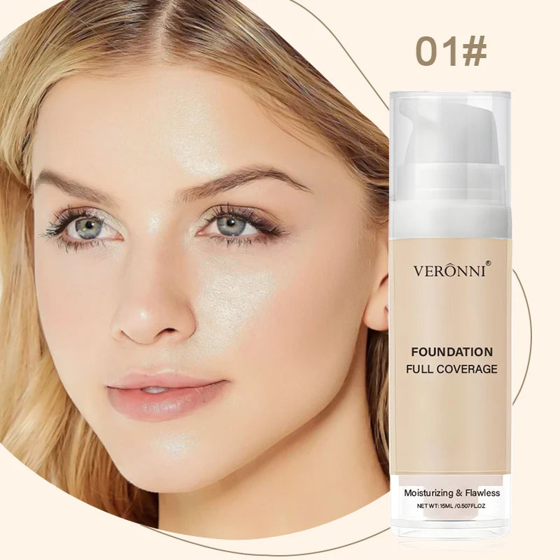 Full Coverage Liquid Foundation Waterproof Longwear For Professionals And Everyday Makeup Lovers
