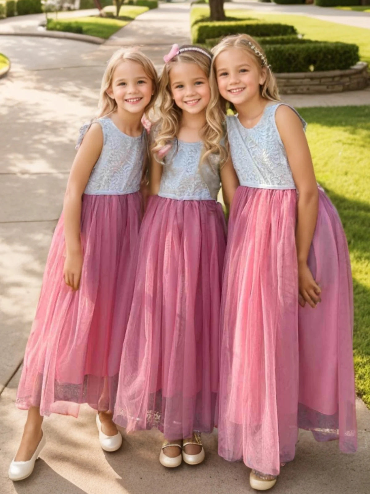 New Flower Girl Dress Baby Kids Summer Princess Party Lace Wedding Birthday Dresses Children Clothing 2 4  6 8 10 12 14