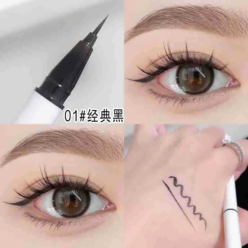 Matte White Eyeliner Liquid Pen Lying Silkworm Pencil Brighten Corners of Eyes Ultra-thin Waterproof Pigment Cosplay Eyeshadow