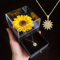 Elegant Sunflower Necklace Set - Celebrate Love, Loyalty