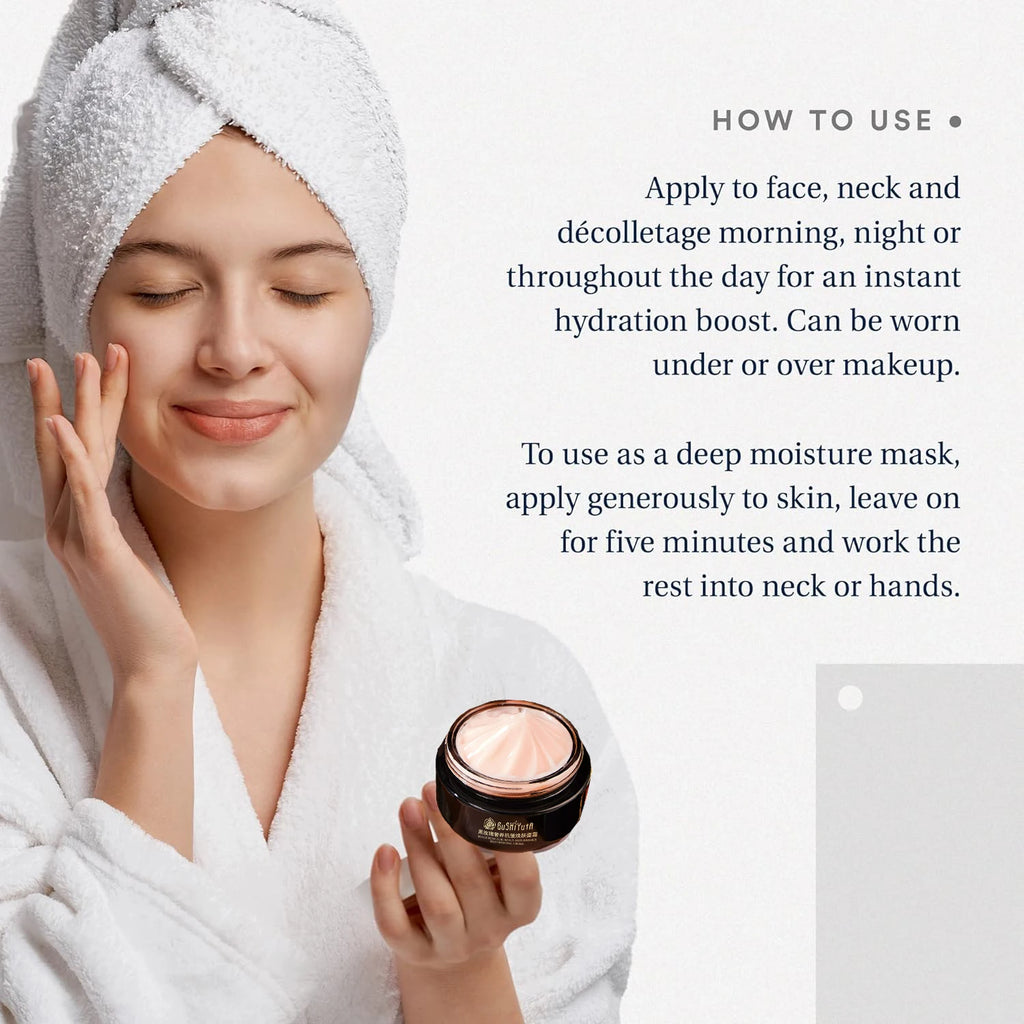 Black Rose Instant Face Lift & Firm Skin Cream Sustainable Face Lifting Reduces Fine Lines Gentle Moisturizing Care Cream