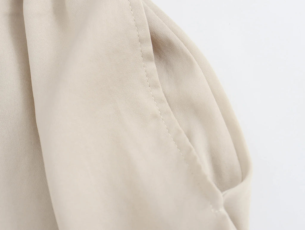 KONDALA Women's Wide Leg Pants - Casual Elastic Waist Trousers Pink