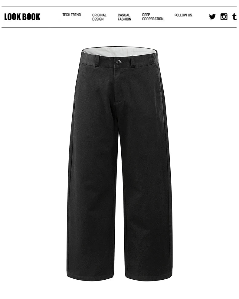 2026 Spring Summer New 100% Cotton Casual Straight Trousers for Men Clothing Soft Comfort Linen Male Pants LX6032