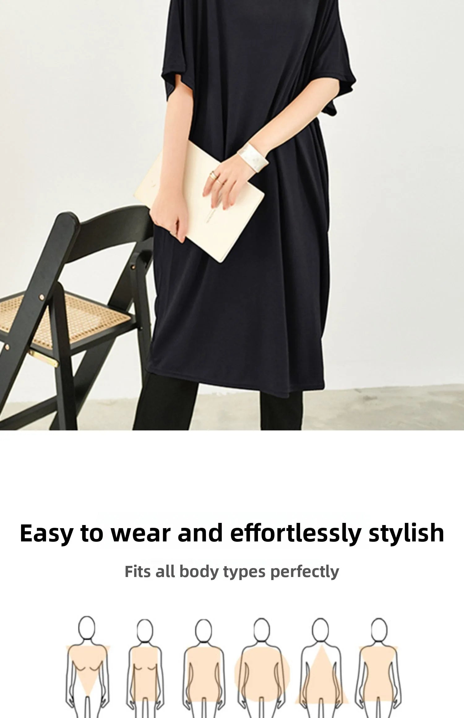 Modal plus Size Loose Short Sleeve Dress Women Summer Thin Casual Home Dress Sleep Dress round Neck A-Line Skirt H-Shape