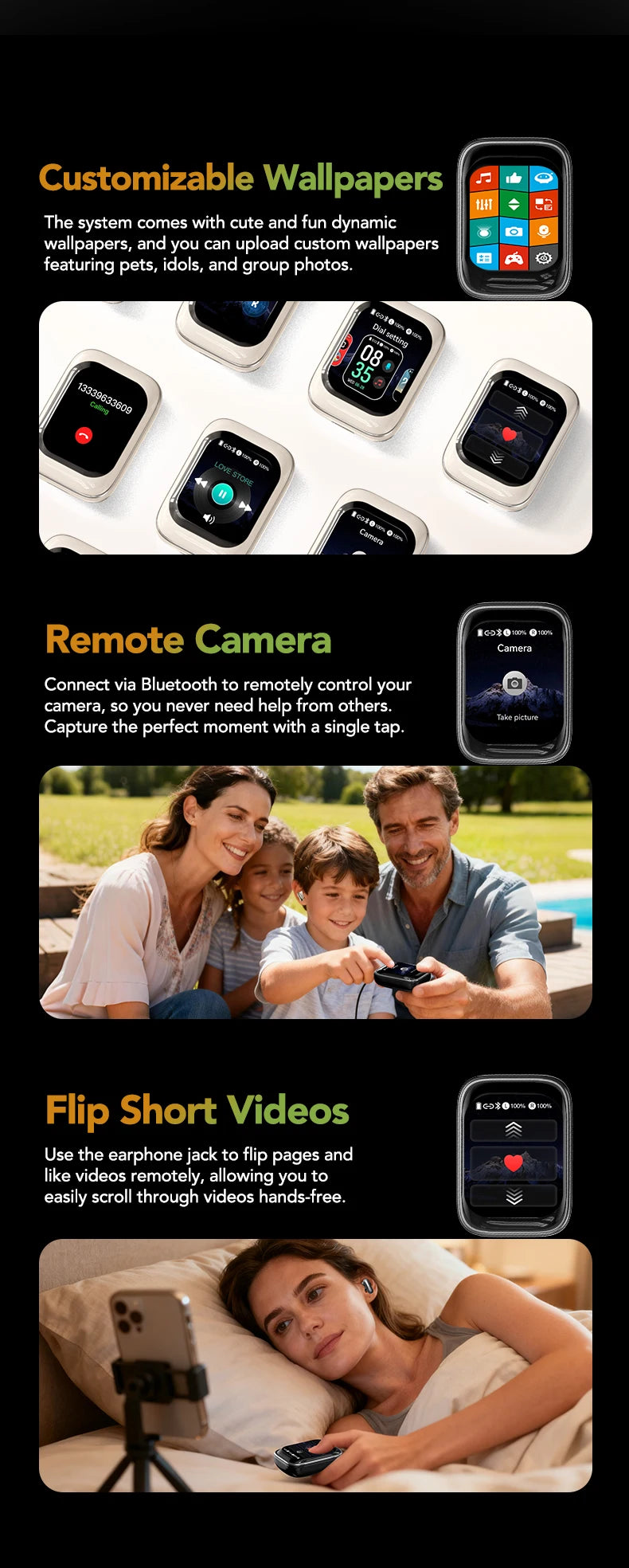 Sliding Cover Bluetooth Headphones Wireless Earbuds 30Hrs Playback Earphones AI Translation Headset Clear Sound Noise Cancelling