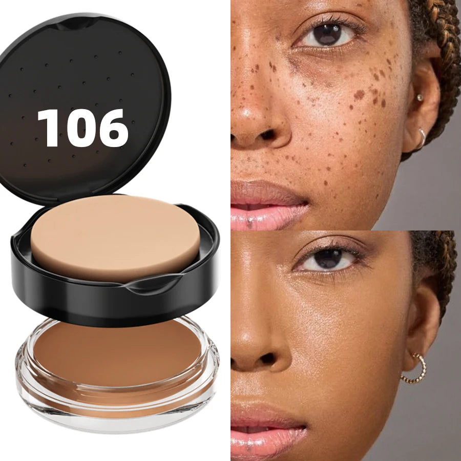 Foundation Concealer Nine Color High Coverage Waterproof Long Lasting Anti Dark Circle Freckle Cover For All Skin Types