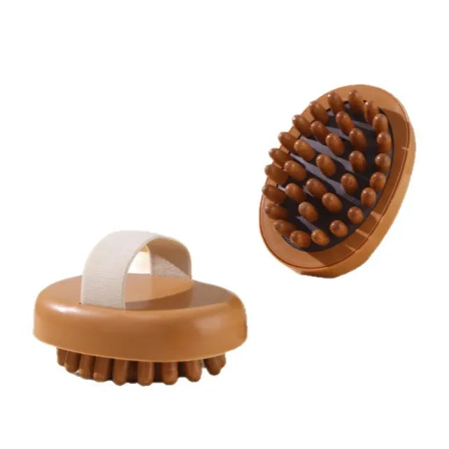 Home massage comb, beech wood meridian brush, universal for the whole body to clear meridians, abdominal and leg massage device