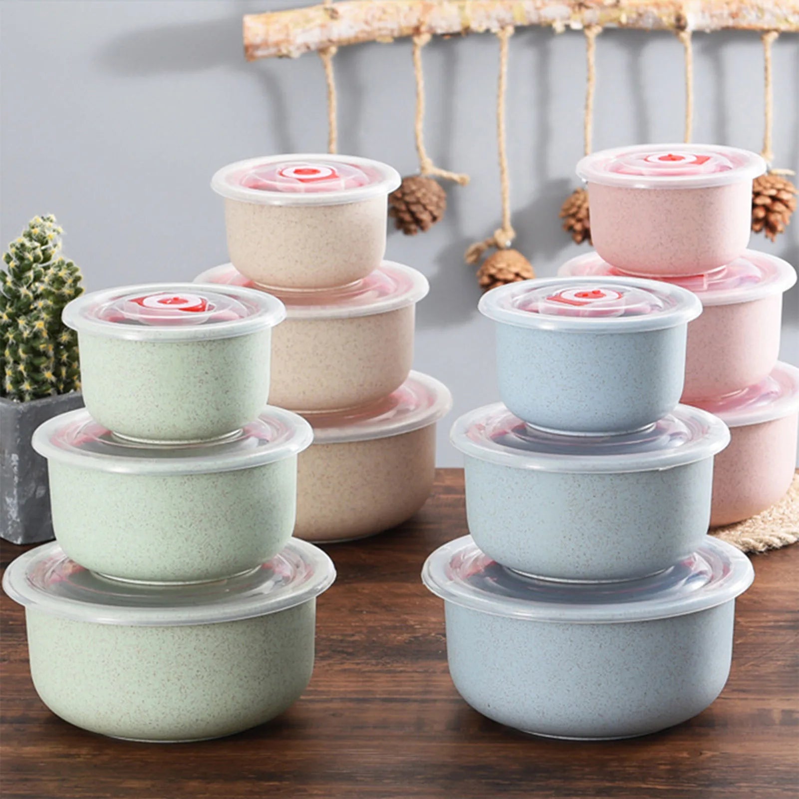 3pcs Food Storage Containers Bento Box Lightweight Food Storage Containers for Kitchen Storage Picnic Meal Prep Take Out