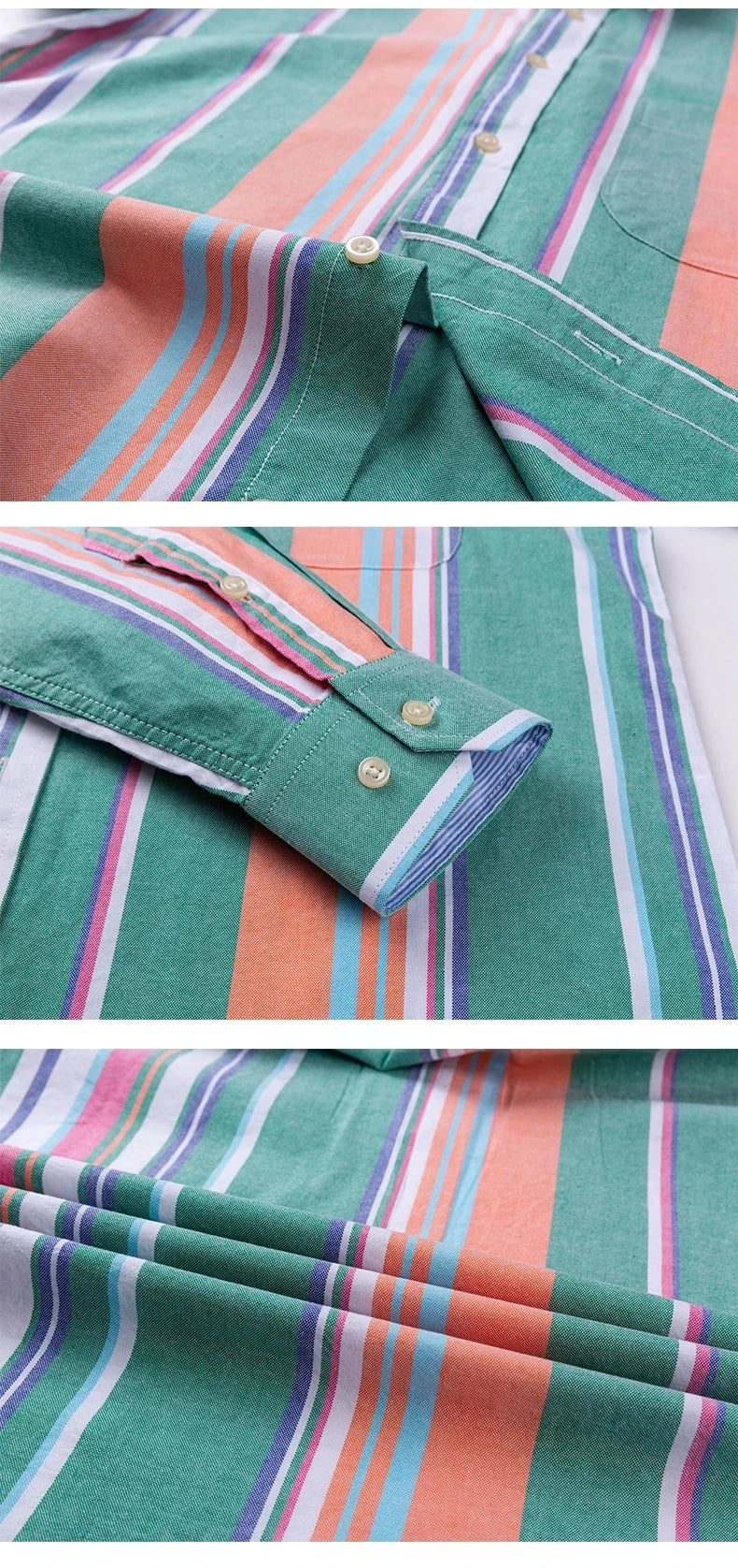 New 100% Cotton Oxford Men Shirts Long Sleeves Plaid Soft Regular Fit Formal Dress Shirt Pocket Social Blouse Male Clothes S-7XL