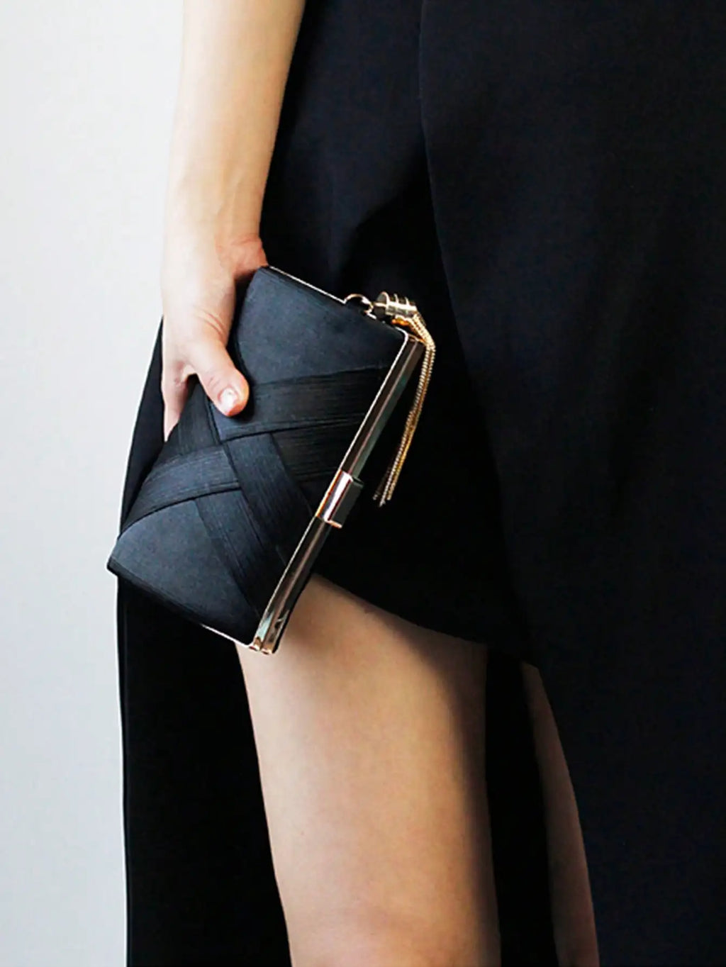 Women Clutch Bag Evening bag Fringed Evening Handbag,Lady Party Wedding Clutch Purse Chain Shoulder Cross Body Bag