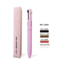 4-in-1 multi-functional lip liner, eyeliner and eyebrow pencil 4-color set