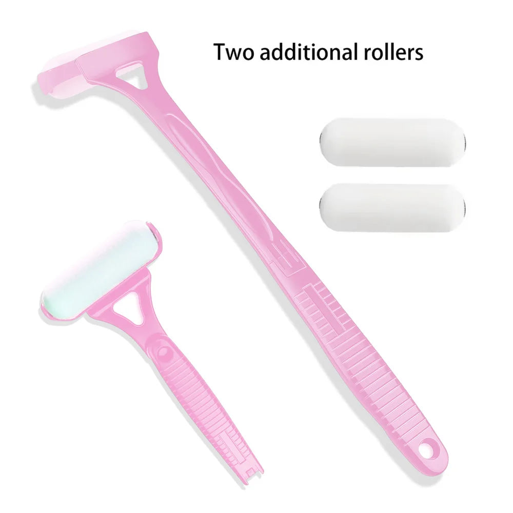Lotion Applicator Self Sunscreen Tanning Back Applicator Stick Portable Long Handle Foldable With Two Replacement Heads