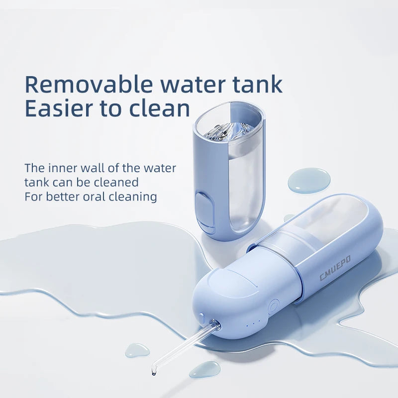 Cepillo de dientes eléctrico portátil con irrigador dental para limpiar los dientes, irrigador bucal doméstico para limpiar los dientes