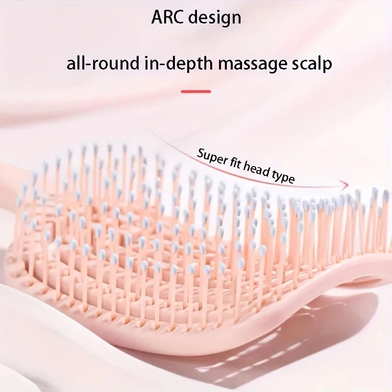 WANMEI Volumizing Detangling Hair Massage comb Hair Massage Comb with Hollowed-Out Design hair styling tools for real hair wigs