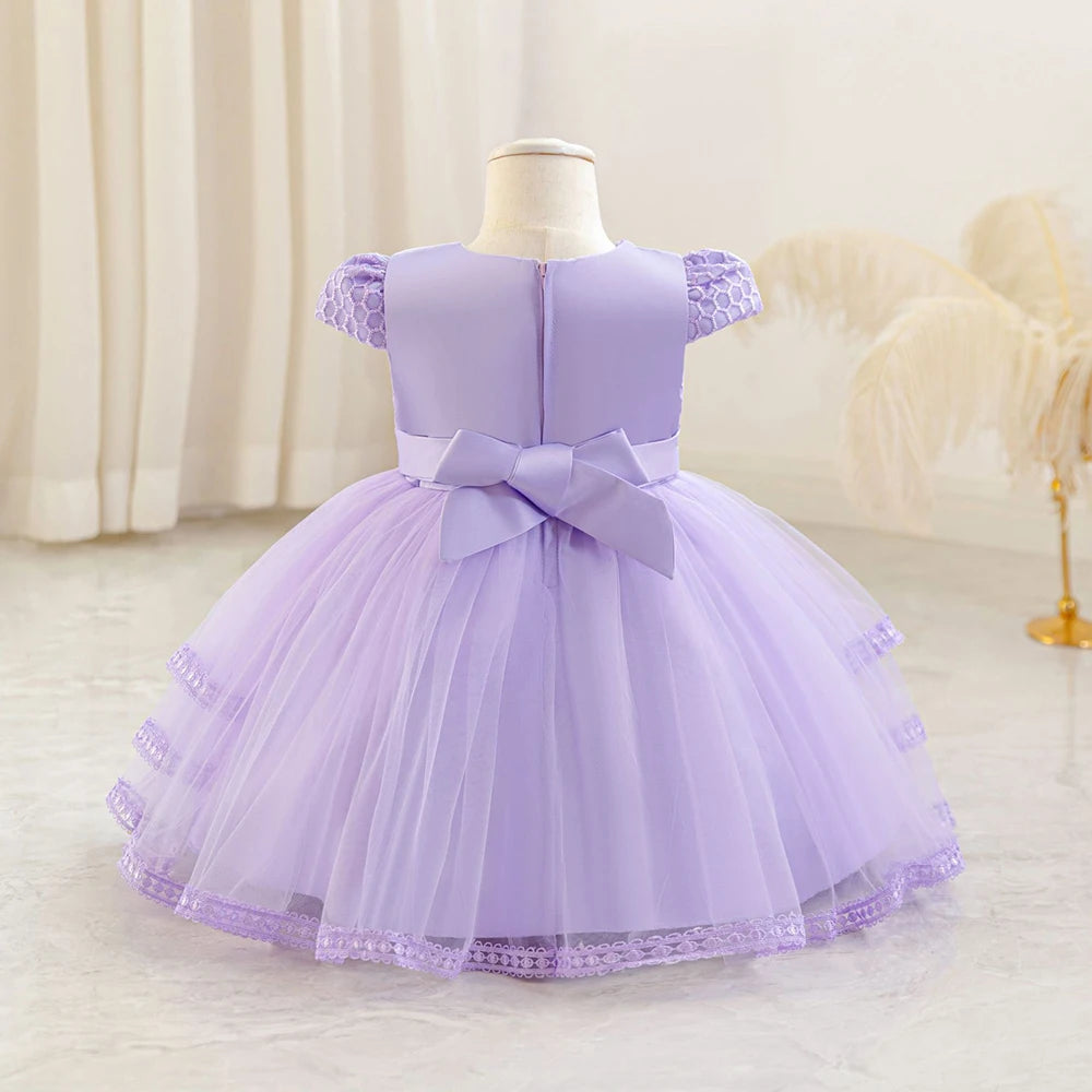 HETISO Toddler Girls Dress Princess Ball Gown for 1st Birthday Party Christmas Holiday Fashion Baby Girl Dress