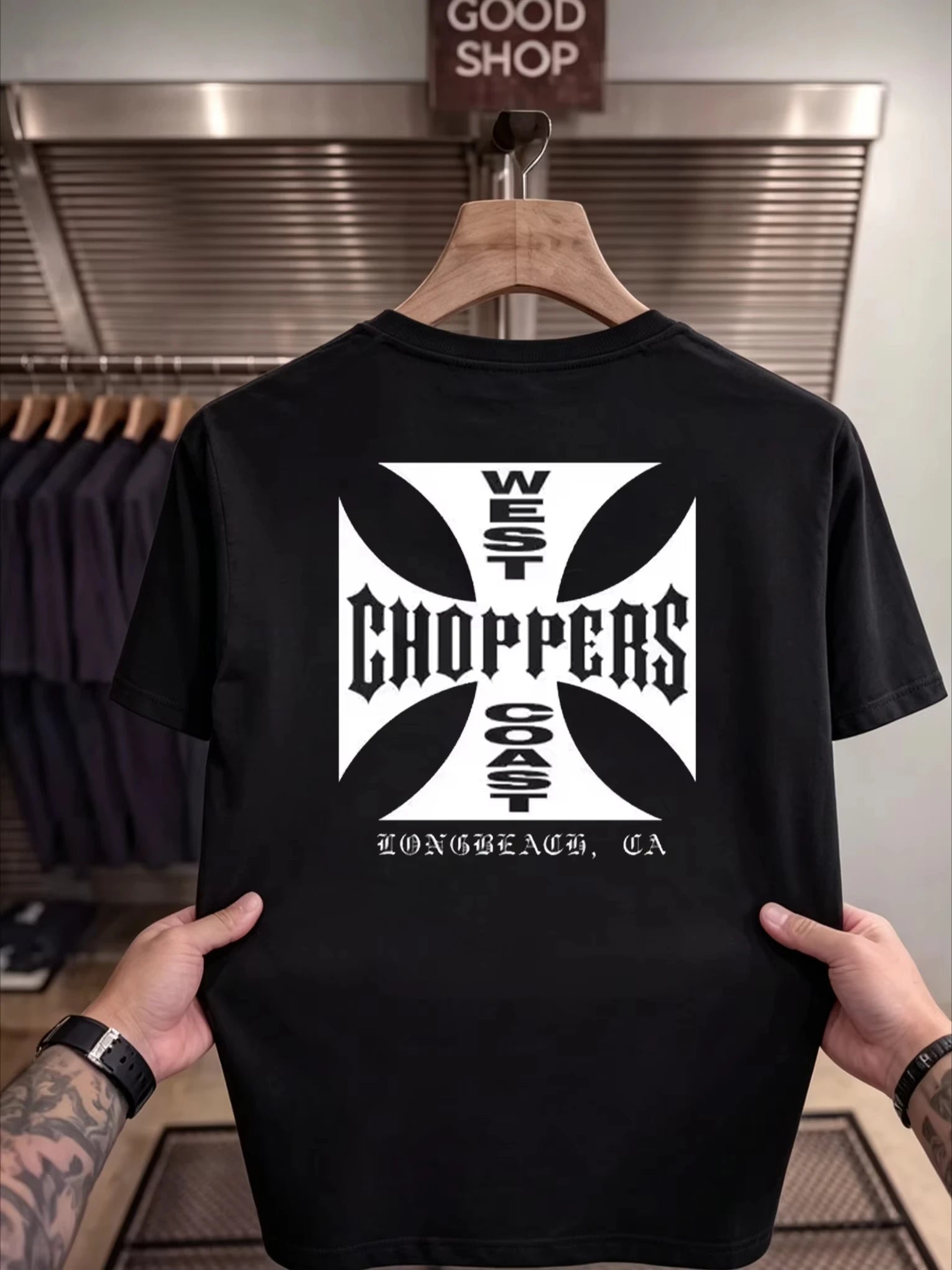 Retro Biker Cross Graphic T Shirt Men Women Black Cotton Oversized Short Sleeve Streetwear Casual Motorcycle Style Tee Tops