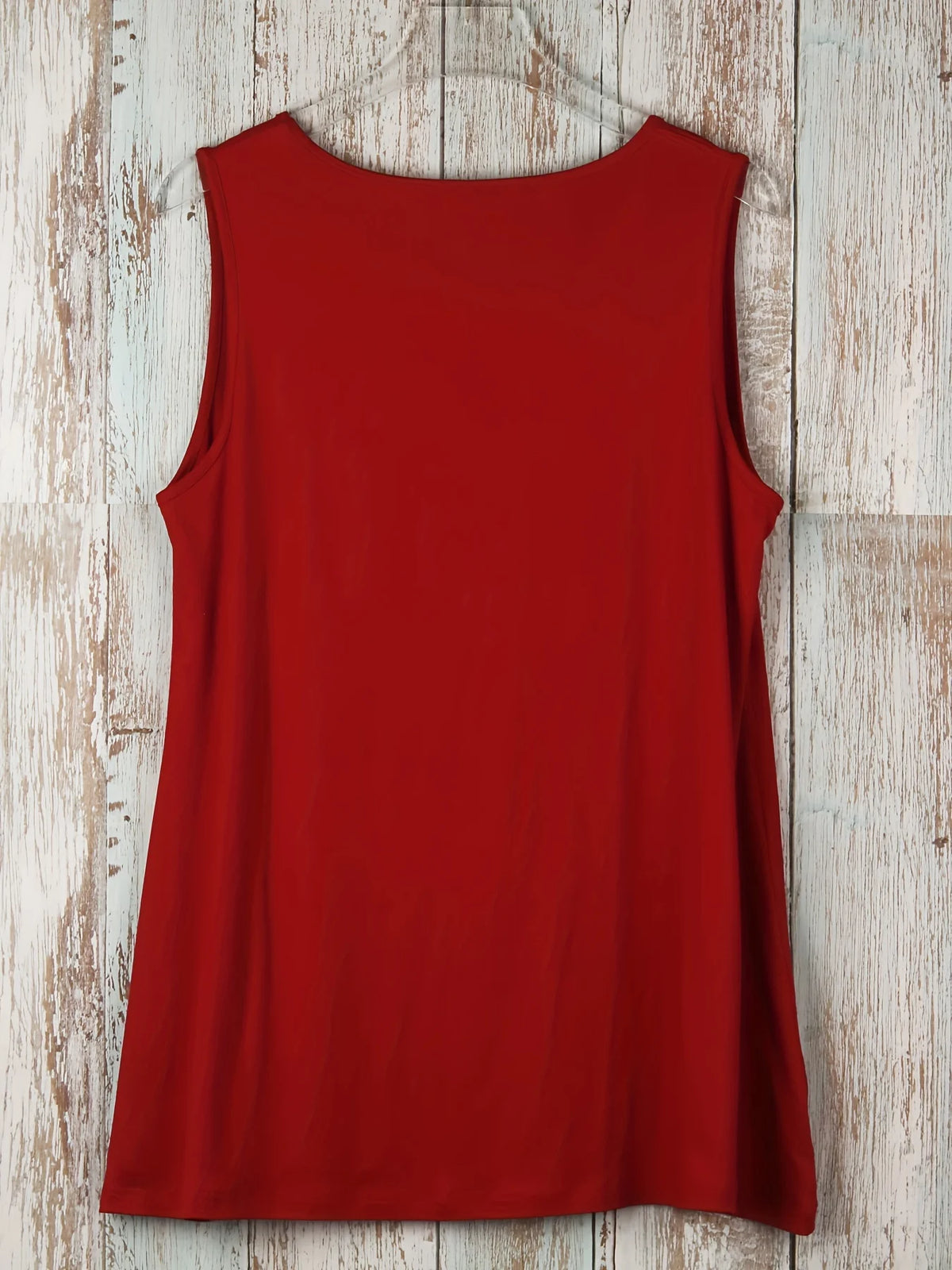 Plus Size Simple Solid Tank Top Casual Crew Neck Sleeveless Tank Top For Summer Women's Plus Size Clothing