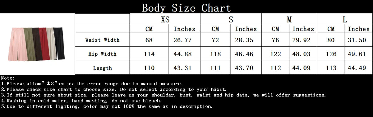 KONDALA Women's Wide Leg Pants - Casual Elastic Waist Trousers Pink