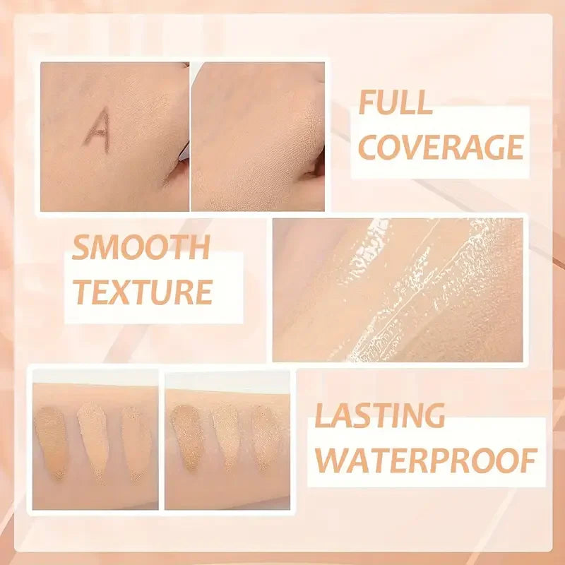 3 In 1 Concealer Palette For Blemishes Dark Circles And Contouring All Skin Types Flawless Coverage
