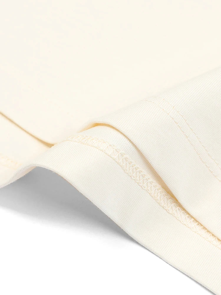 Simwood 2026 Summer New 180Gsm 100% Cotton White Solid T Shirt Men Causal O-Neck Basic T-Shirt Women'S High Quality Tops