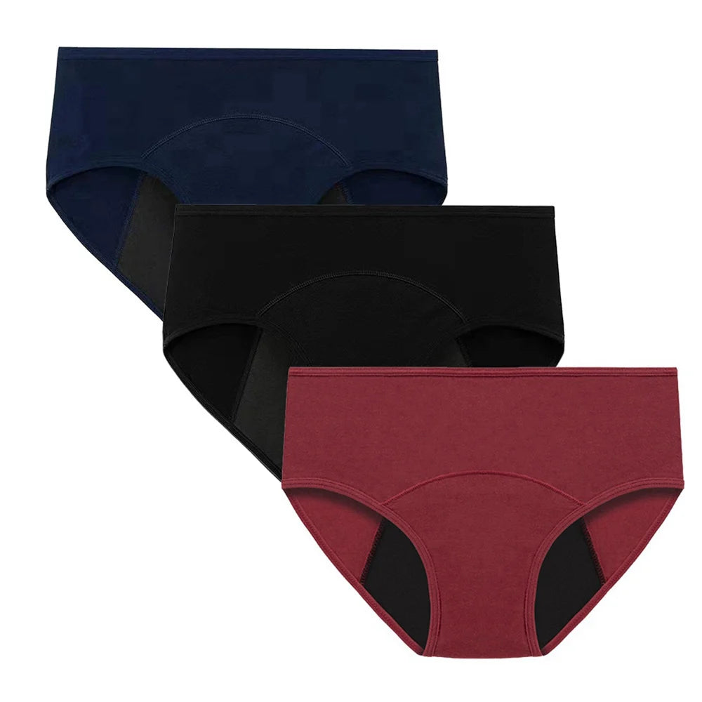 Very Abundant Menstrual Panties Woman Breathable Women'S'S Cotton Briefs Low Waist Physiological Period Underwear For Women'S