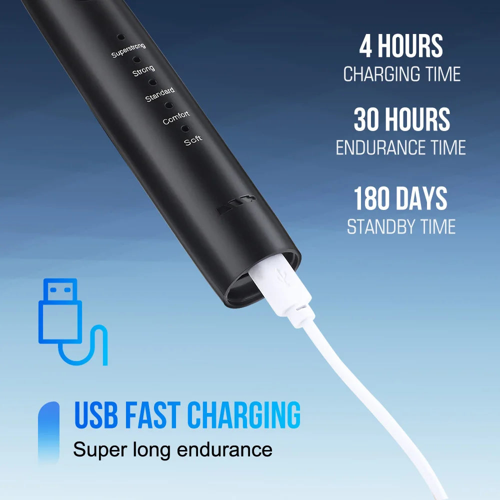 Dental Scaler Ultrasonic Scaler Tooth Cleaner Dental Stone Removal Electric Sonic Plaque Remover for Teeth Stain Tartar