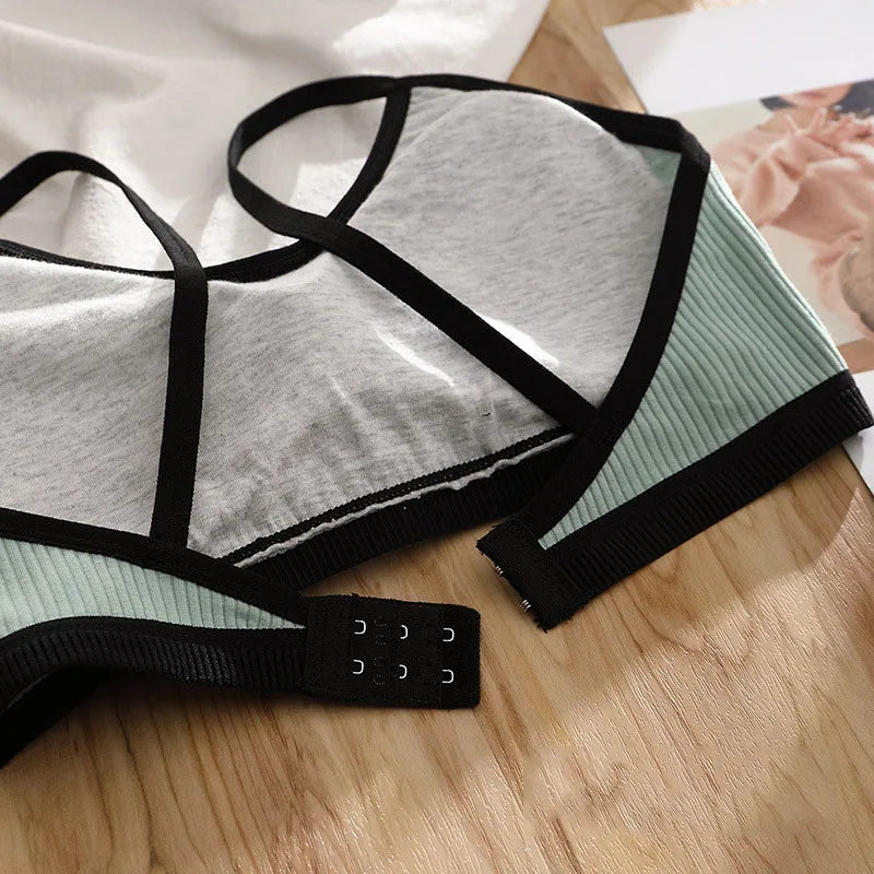 3D Sexy Lingerie Seamless Sport Bra Backless Strapless Top Bra Push Up Bralette Brassiere Women Underwear cotton girls lady