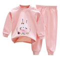 Cartoon Unicorn Animal Sleepwear Children Pajamas Sets Unisex Kids Autumn Clothing Durable Soft Warm Comfort for Every Day Use