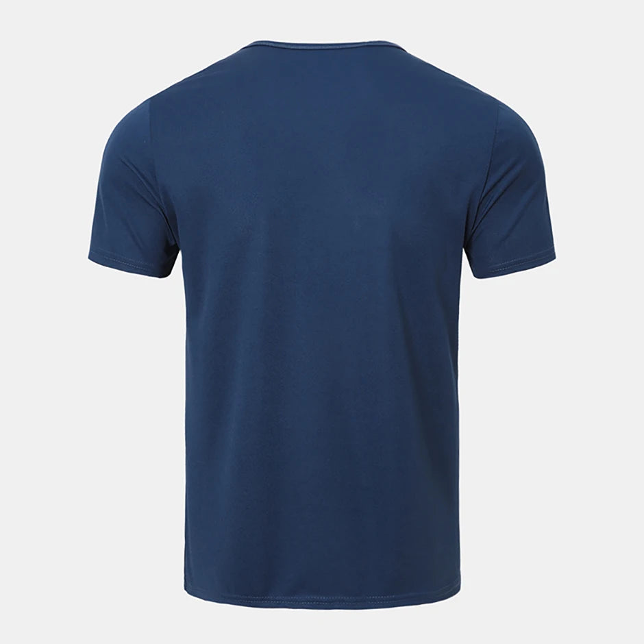 6/4 Pcs Men's Summer Multicolor Quick-drying Sports Short-sleeved Youth Running Fitness Basketball Football Breathable T-shirt