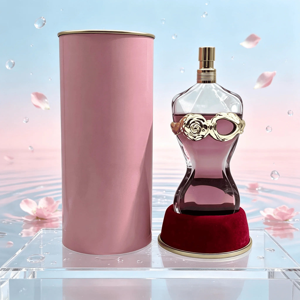 Jesan Pasul Gaulstier La Belle Rose Unisex Eau De Parfum Spray 3.4 oz /100Ml Sweet Floral Scent Long Lasting Luxury Perfume Gift for Him Her