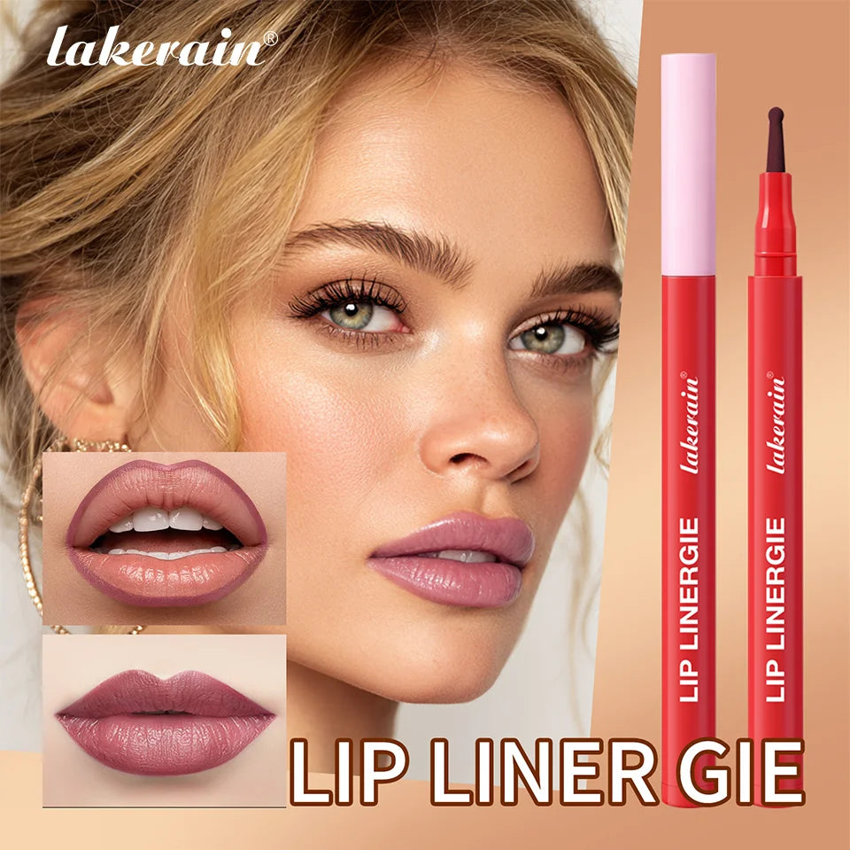 Waterproof Lip Liner Stain Lip Lingerie Long Lasting 8 Colors Transfer Proof Smudge Resistant Color No Bleed Formula  Cosmetics