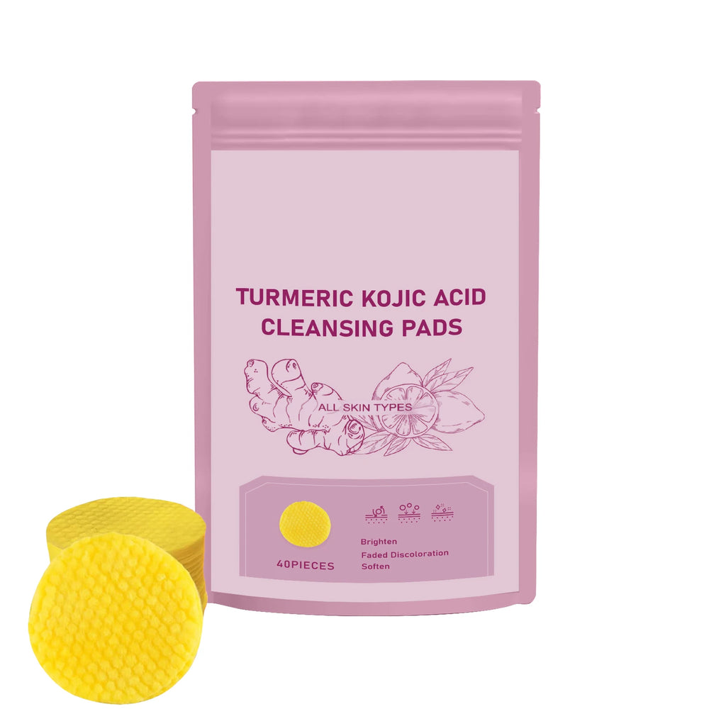 Turmeric Kojic Acid Exfoliating Cleansing Pads - 50 Count