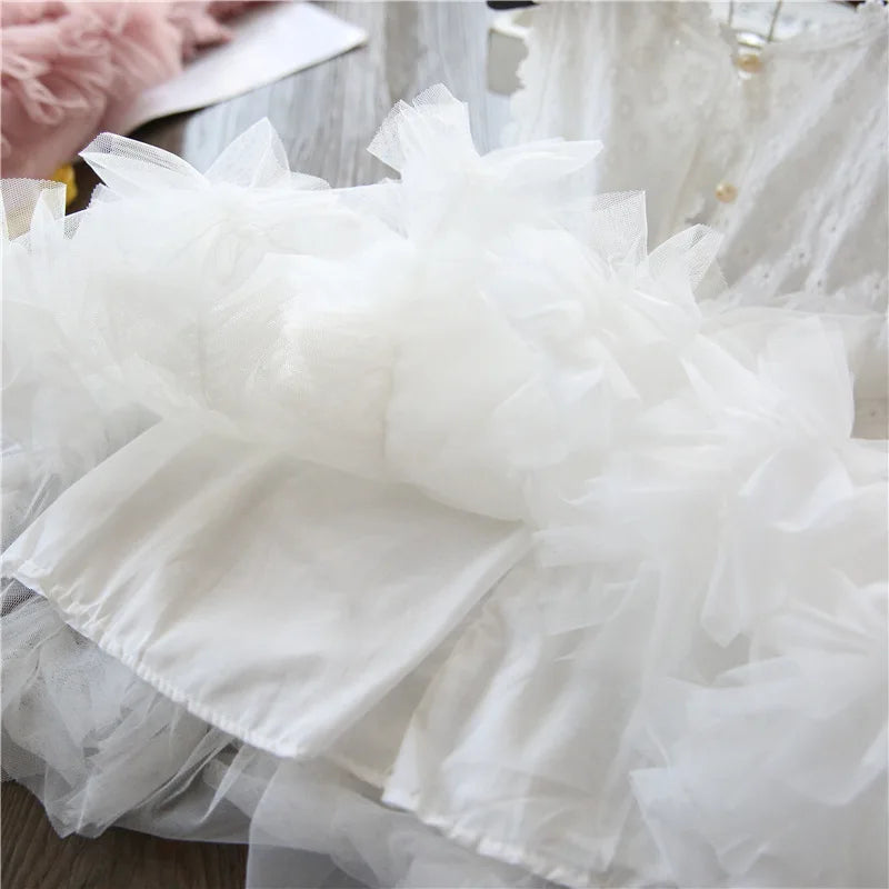 Princess Skirt for Girls Summer 2024 New Cake Skirt for Children Baby Fashion Cute Sweet Kids Dresses for Girls Girl Clothes