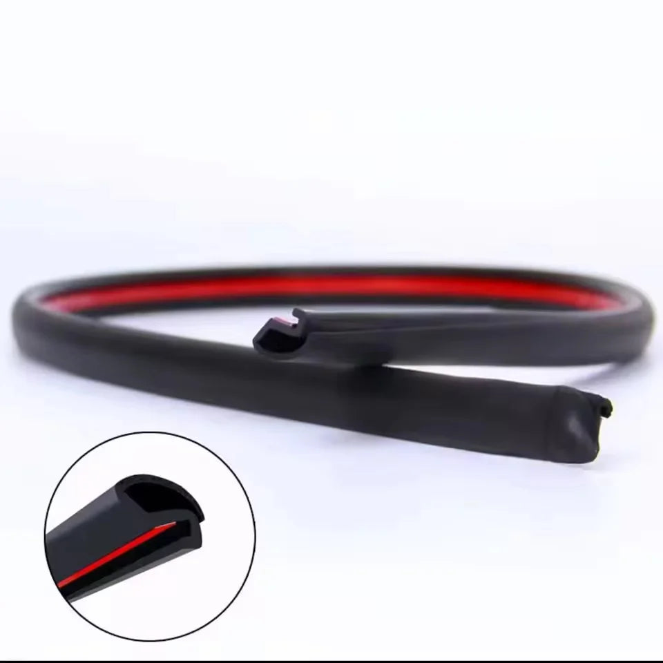 Car Seal Strip for B Pillar Sealing Rubber Anti-Noise Dustproof Car Door Protection Sealant Car Sealing Strip 2X80cm