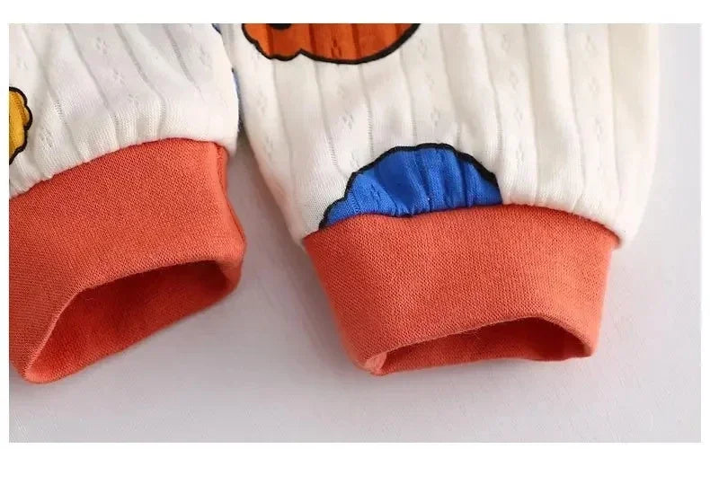 Baby Boy pajamas Children Loungewear Long Sleeve Pajamas Cute Deisgn Lightweight and Comfortable Fabric Sleepwear Outfit