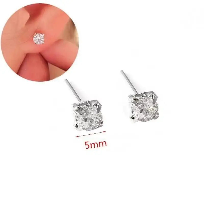 Korean Fashion Zircon Drop Earrings For Women'S Jewelry 2026 Trending New Luxury Women'S'S Geometric Hoop Earrings Pendientes Gifts