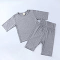 2026 New Kids Half Sleeve Pajamas Sets Soft & Breathable Sleepwear for Toddler Boys Girls Infant Baby Comfortable Home Wear