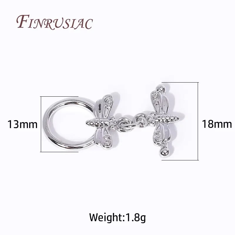 18K Gold Plated Toggle Clasps For Jewelry Making Premium Brass Craft Supplies For DIY Jewelry