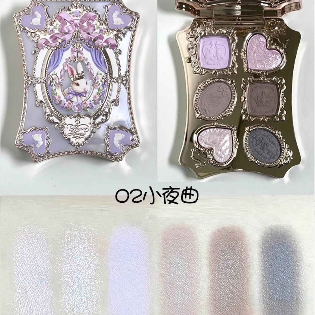 Flower Knows Sweetie Bear Highly Pigmented Eye Makeup Palette Eye Shadows Long Lasting Matte Shimmer Finish Cosmetics Kit