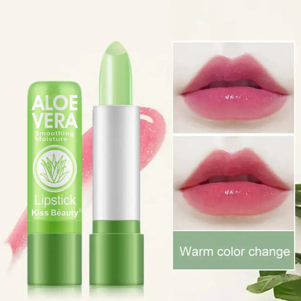 Aloe Vera Color-Changing Lipstick - Moisturizing Lip Balm 3.5g
