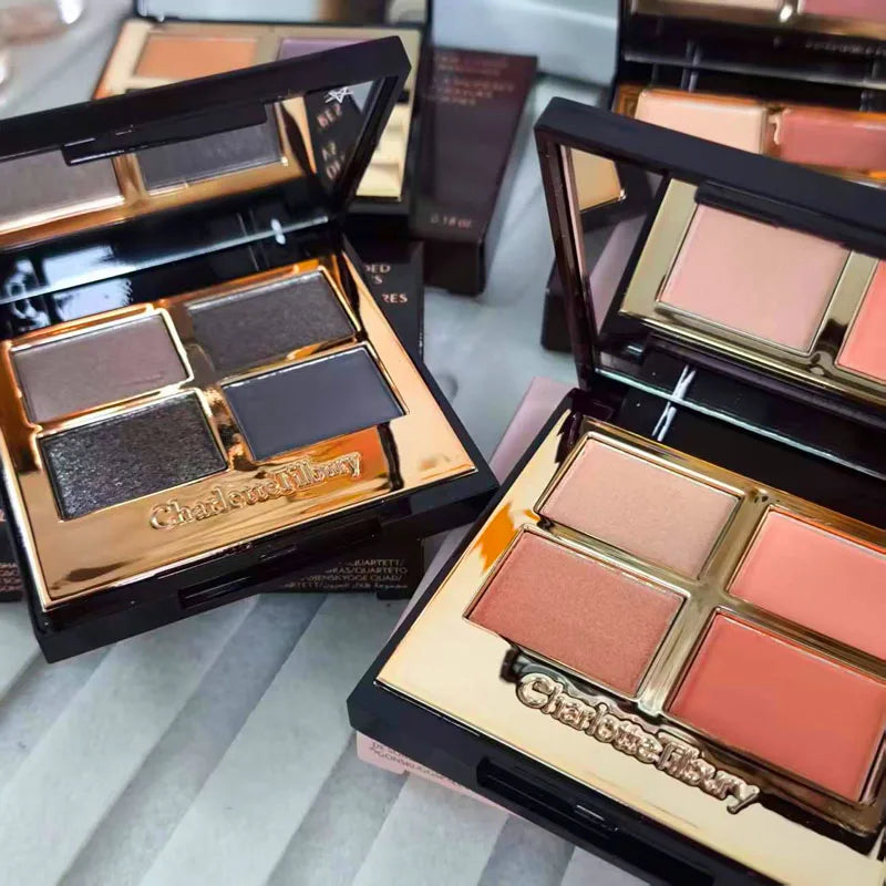 Fashion CT Brand Makeup 4 Colors Eye Shadow Disc 5.2g Nature Easy To Color Palette Fine Powder Foundation Eyeshadow Cosmetics