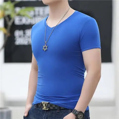 Men's Oversized T-Shirt - Breathable Casual Short Sleeve Tee 6XL