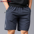Men'S Shorts Summer Casual Board Shorts Breathable Beach Shorts Elastic Waist Jogging Running Sports Short Pants Zipper Pockets