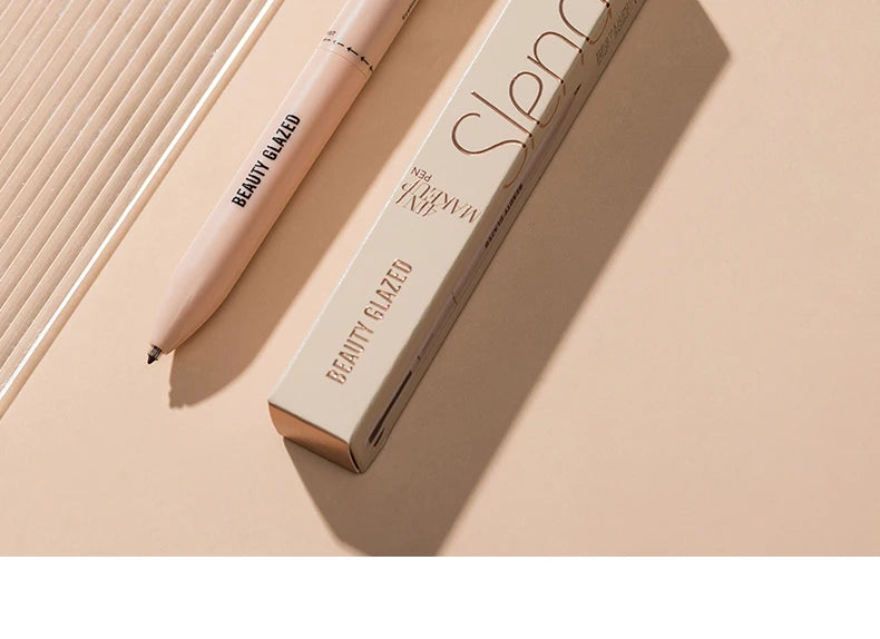Beauty GlazedMulti-Function Beauty Glazed 4-in-1 Makeup Pen Waterproof Cosmetic Pencil for Eyeliner Brow Lip Highlighter