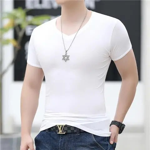 Men's Oversized T-Shirt - Breathable Casual Short Sleeve Tee 6XL