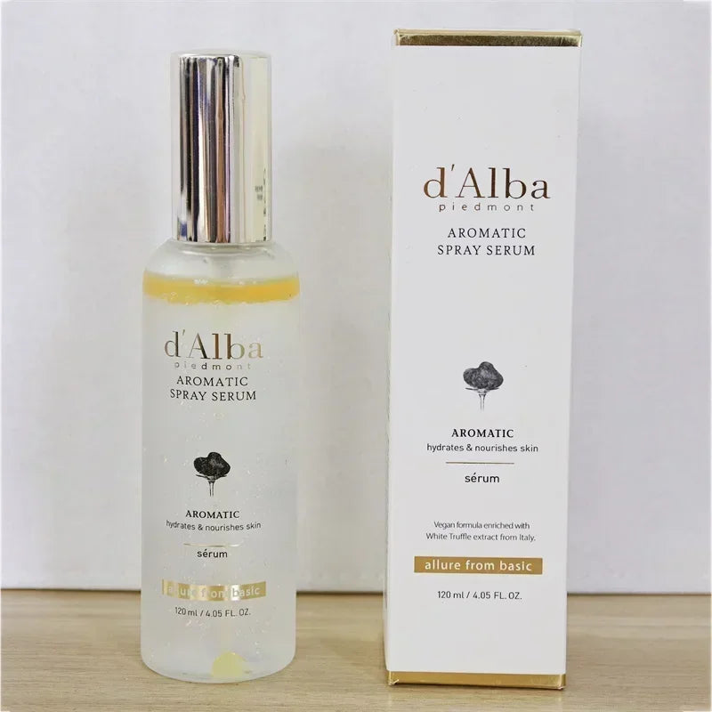 Dalba White Truffle Essence Spray Hydrates Moisturizes Relieves Dryness Soothes Redness and Sensitivity Firms and Brightens Skin