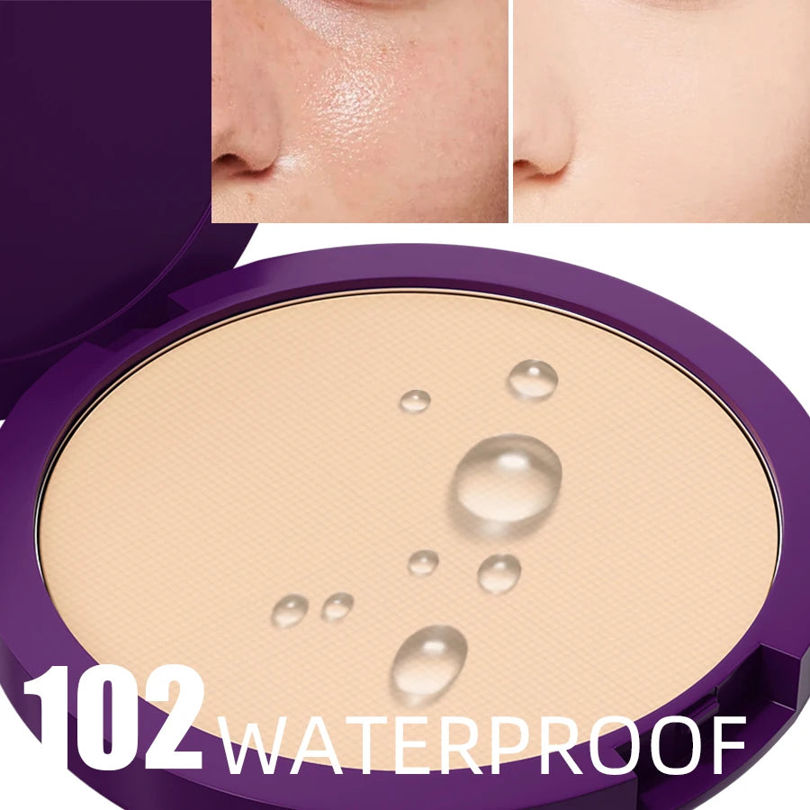Powder Foundation Matte Full Coverage Longwear 24H Weightless Finish Five Shade Options For All Skin Tones