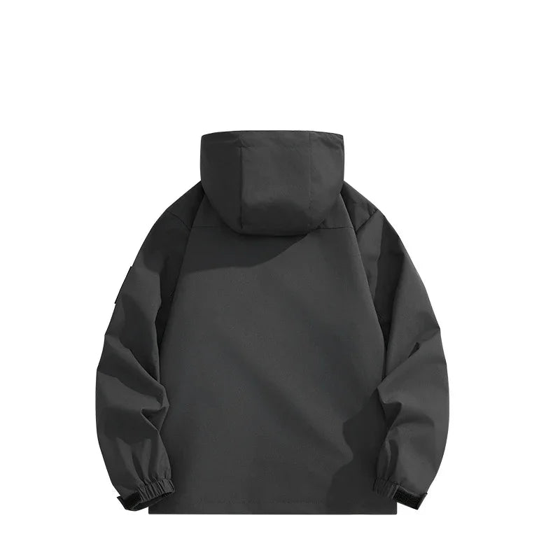 Plus Size Men's Waterproof Hiking Jackets S-8XL Windproof Windbreaker Coat Breathable Fishing Camping Trekking Jacket Clothing