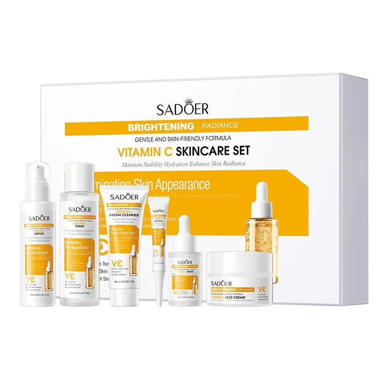WHITENING VC Collagen Protein Skincare Set - Firming, Lifting Hydrating Face Kit for All Skin Types Skin care